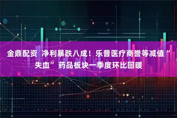 金鼎配资  净利暴跌八成！乐普医疗商誉等减值“失血” 药品板块一季度环比回暖